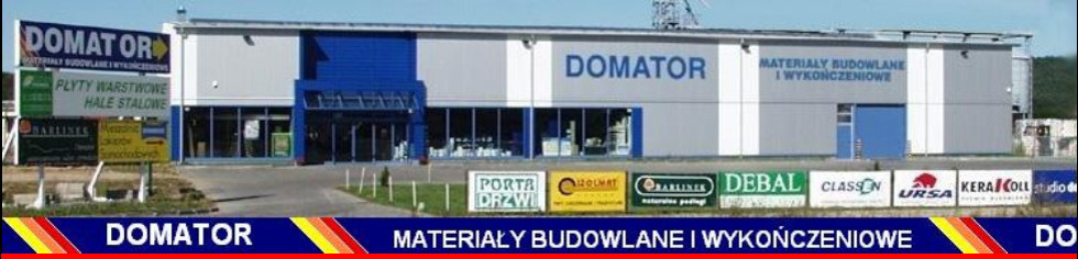 Hurtownia materiałów budowlanych DOMATOR